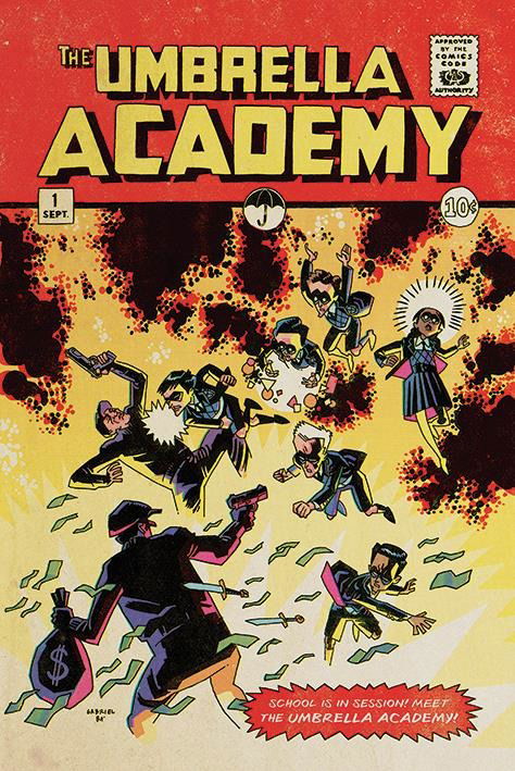 Cover for Umbrella Academy (The): Pyramid · The Umbrella Academy School Is In Session (POSTER 61x915) (Plakat)