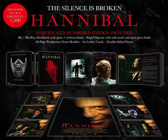 Cover for Hannibal (4K UHD + Blu-ray) [Limited Steelbook edition] (2023)