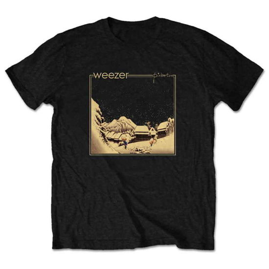 Weezer Unisex T-Shirt: Pinkerton (Black) - Weezer - Fanituote -  - 5056561032726 - maanantai 11. huhtikuuta 2022