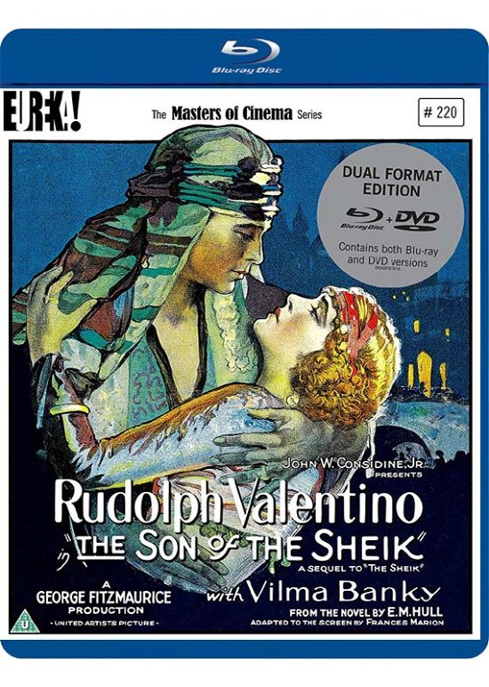 Cover for THE SON OF THE SHEIK Masters of Cinema Dual Format Bluray  DVD · The Son Of The Sheik Blu-Ray + (Blu-ray) (2020)