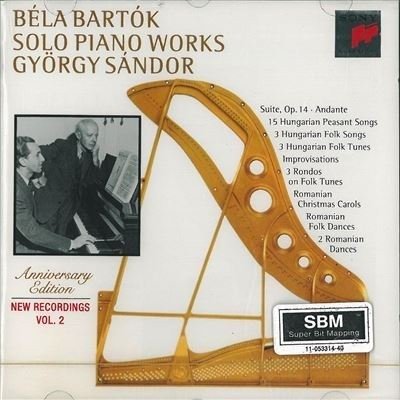 Cover for Bela Bartok  · Solo Piano Works Vol.2 (CD)