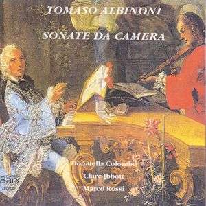 Sonate Da Camera a Violino Solo Col Basso Cimbalo Sonata Per Violino N.1 in Fa So 40 Sonata Per Violino N.2 in La So 41 Sonata Per Violino N.3 in Mi So 42 Sonata Per Violino N.4 in Re So 43 - Colombo Donatella / Ibbot Clare / Rossi Marco - Muzyka - Sarx - Italia - 8016636100726 - 19 września 1995