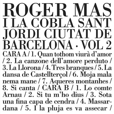 Cover for Roger Mas · I La Cobla De Sant Jordi Ciutat De Barcelona Vol 2 (CD) (2024)