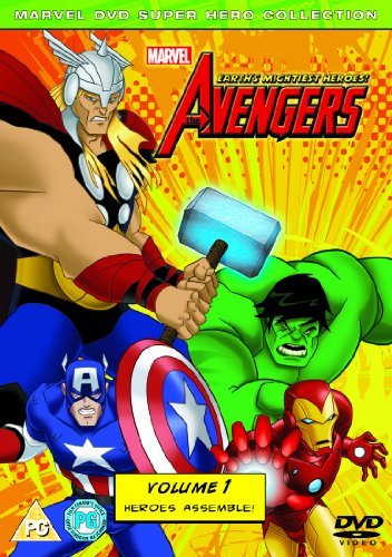 Cover for The Avengers  Earths Mightiest Heroes Volume 1 (DVD) (2011)
