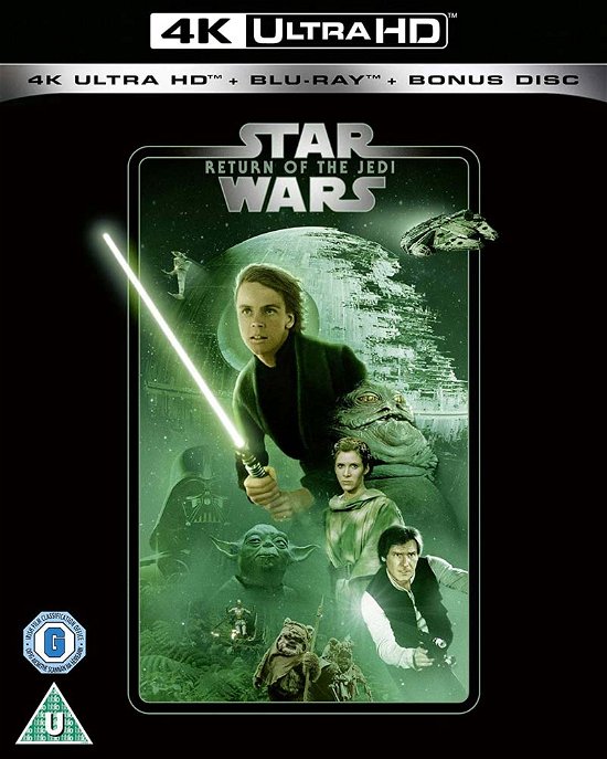 Cover for Star Wars Return of the Jedi Uhd BD · Star Wars - Return Of The Jedi (4K UHD Blu-ray) (2020)