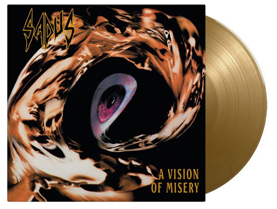 Cover for Sadus · A Vision Of Misery (LP) [Gold Vinyl edition] (2024)