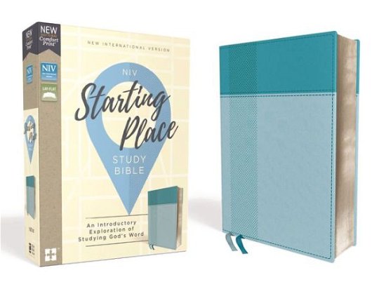Cover for Zondervan · NIV, Starting Place Study Bible, Leathersoft, Teal, Comfort Print An Introductory Exploration of Studying God's Word (Imitation Leather Bo) (2019)