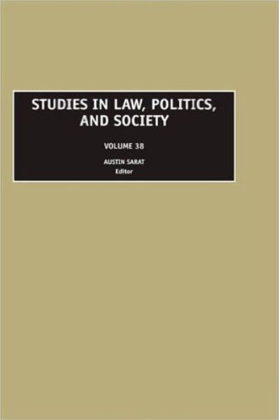 Cover for Austin Sarat · Studies in Law, Politics, and Society - Studies in Law, Politics, and Society (Hardcover Book) (2006)