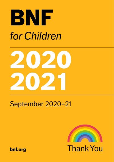 Cover for Paediatric Formulary Committee · BNF for Children 2020-2021 - BNF for Children (Paperback Book) [Revised edition] (2020)