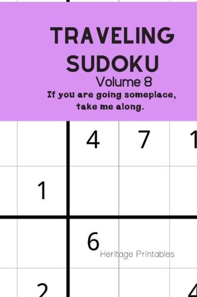 Cover for Heritage Printables · Traveling Sudoku Volume 8 (Paperback Bog) (2019)