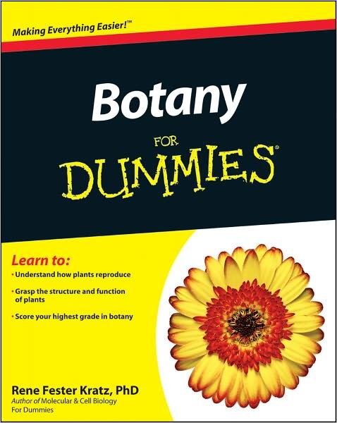 Cover for Fester Kratz, Rene (Everett Community College; University of Washington, WA) · Botany For Dummies (Paperback Bog) (2011)