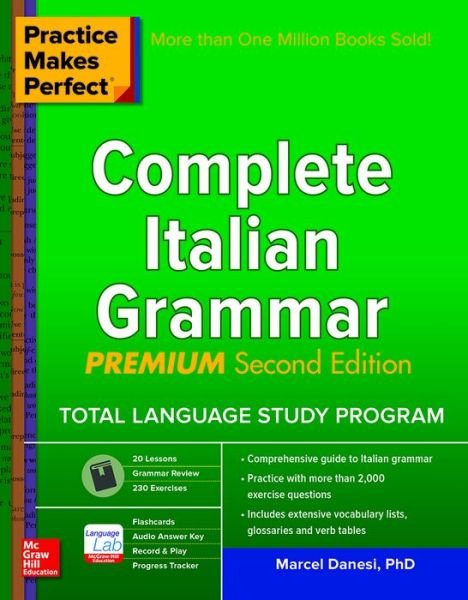 Cover for Marcel Danesi · Practice Makes Perfect: Complete Italian Grammar, Premium Second Edition (Pocketbok) (2016)