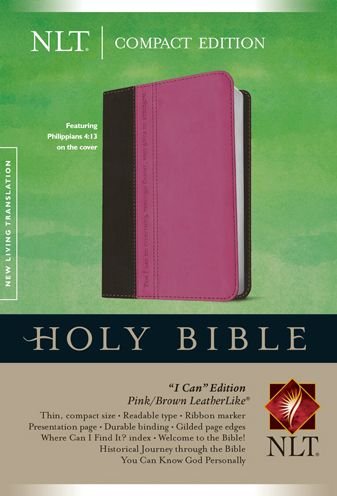 Cover for Tyndale House Publishers · NLT Compact Edition Bible Tutone Pink / Brown (Læderbog) [Pink/Brown Imitation] (2014)