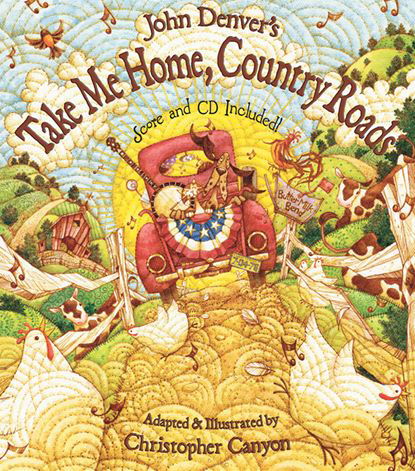 Cover for John Denver · John Denver's Take Me Home, Country Roads (Audio CD Included) (The John Denver &amp; Kids Series) (Lydbog (CD)) (2005)