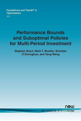 Cover for Stephen Boyd · Performance Bounds and Suboptimal Policies for Multi-Period Investment - Foundations and Trends (R) in Optimization (Pocketbok) (2014)