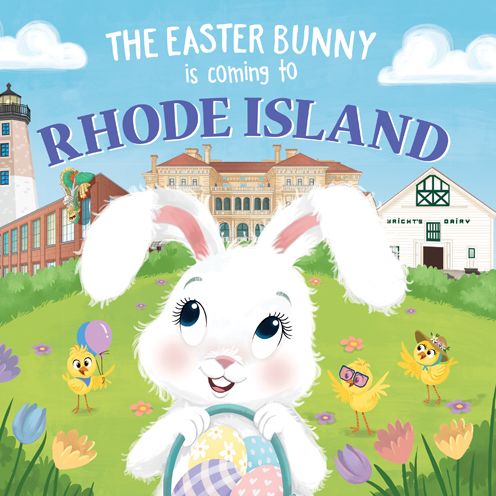 Cover for Eric James · The Easter Bunny is Coming to Rhode Island (Hardcover Book) (2020)