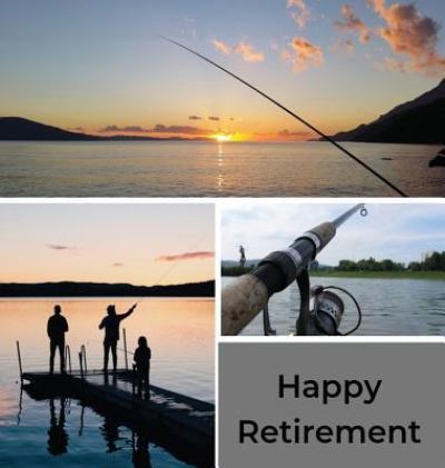 Cover for Lulu and Bell · Fishing Retirement Guest Book (Hardcover) (Hardcover Book) (2019)