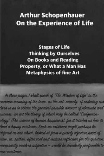 Cover for Arthur Schopenhauer (Paperback Bog) (2019)