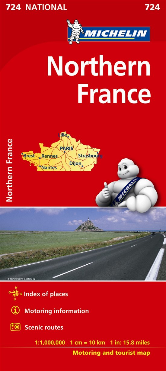 Cover for Michelin · Michelin National Maps: Northern France (Innbunden bok) (2020)