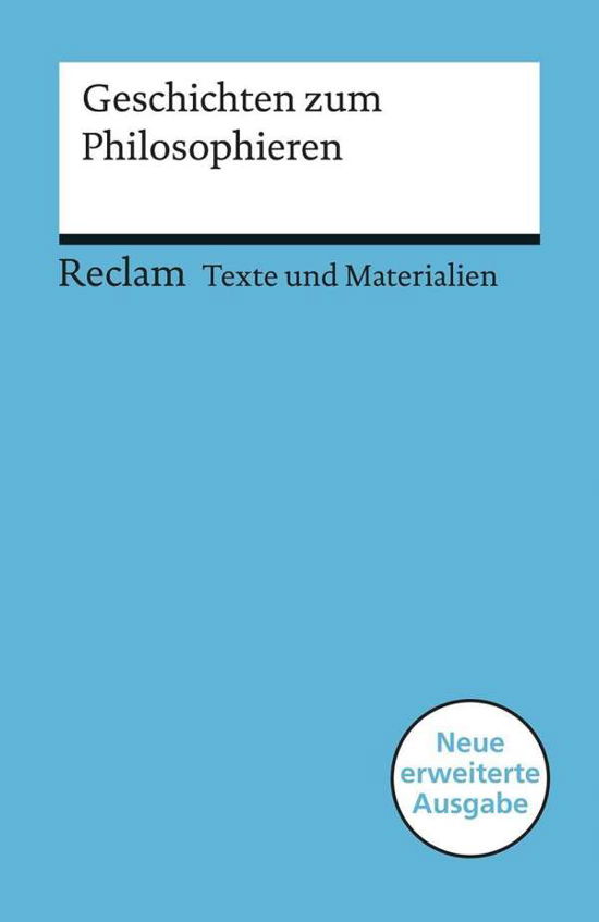 Cover for Kähler; Nordhofen, (hg.) · Reclam UB 015072 Geschichten zum Philos (Book)