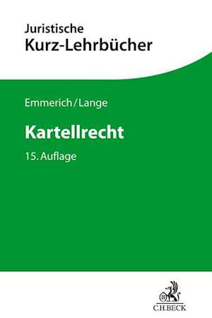 Cover for Volker Emmerich · Kartellrecht (Paperback Book) (2021)