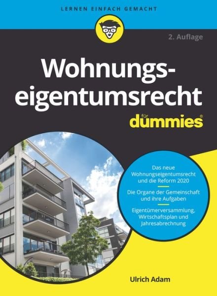 Cover for Ulrich Adam · Wohnungseigentumsrecht fur Dummies - Fur Dummies (Paperback Book) [2. Auflage edition] (2022)
