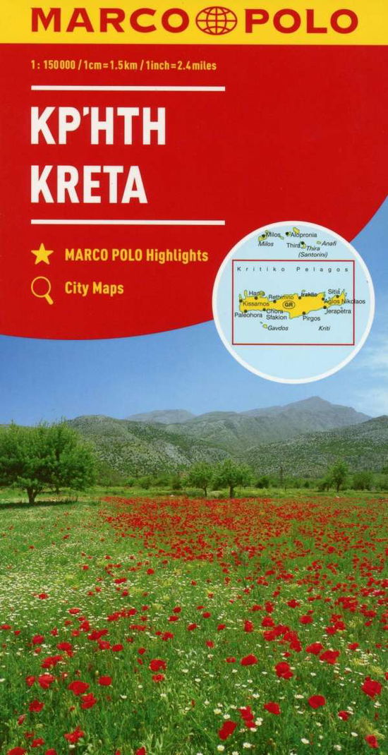 Cover for Marco Polo · Crete Marco Polo Map (Map) (2022)