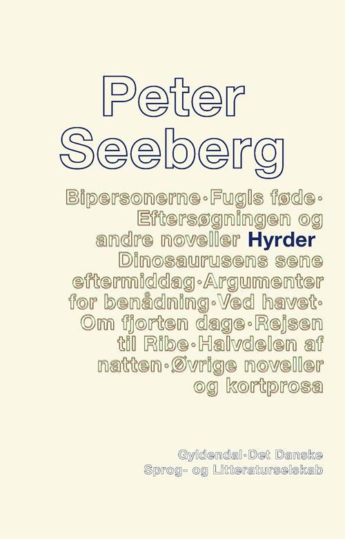 Cover for Peter Seeberg · Hyrder (Sewn Spine Book) [1. Painos] (2019)