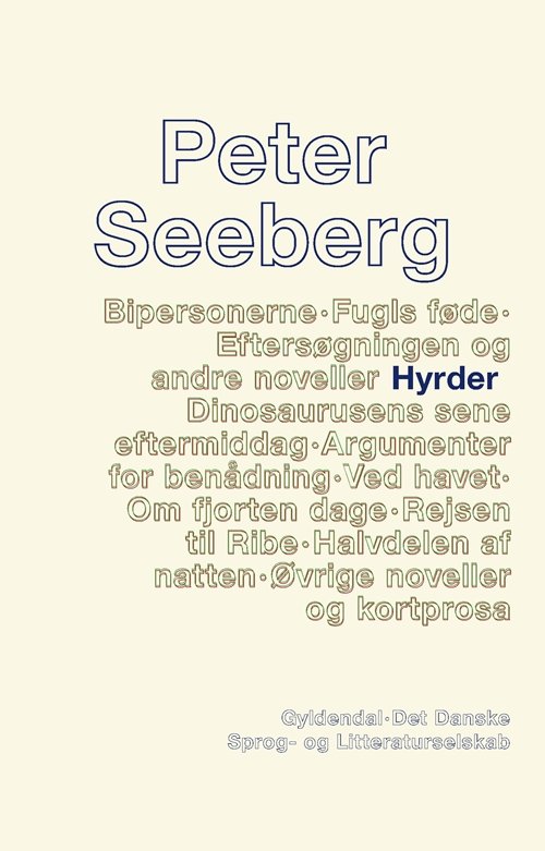 Cover for Peter Seeberg · Hyrder (Sewn Spine Book) [1st edition] (2019)