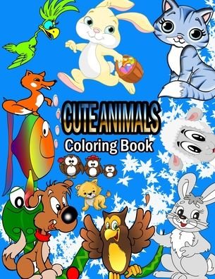 Cover for Faycal Design · Cute Animals Coloring Book (Taschenbuch) (2020)
