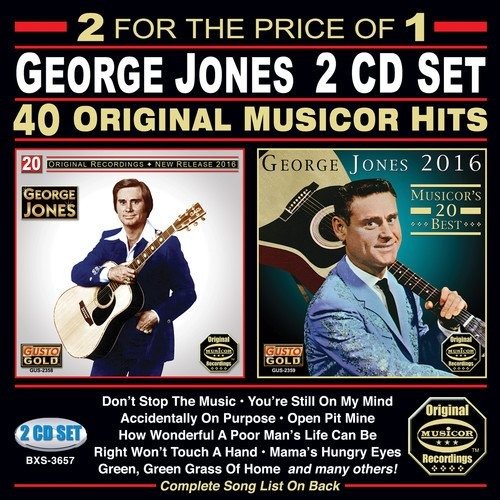 40 Original Musicor Hits - George Jones - Musikk - BXS - 0012676365727 - 29. juli 2016