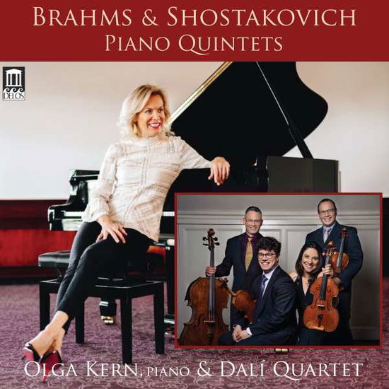 Cover for Kern / Dali Quartet · Johannes Brahms / Dmitri Shostakovich: Piano Quintets (CD) (2022)