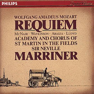 Cover for Marriner Neville / Academy of · Mozart: Requiem (CD) (2001)