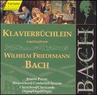 Cover for Bach / Payne · Klavierbuchlein (CD) (1999)