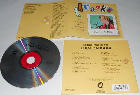 Cover for Carboni Luca · Le Basi Misicali Di Luca Carboni (CD) (1992)