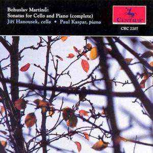 Sonata 1 for Cello & Piano - Martinu / Bohuslav - Musiikki - CTR - 0044747220727 - maanantai 1. toukokuuta 1995