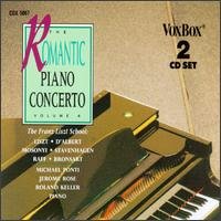 Cover for Ponti / Rose / Keller · The Romantic Piano Concerto, Vol.  4: Raff, Op. 185, Mosonyi, Stavenhagen, Op. 4, Liszt Malediction, D'Albert Op 12, Bronsart, Op. 10 VoxBox Klassisk (CD) (2000)