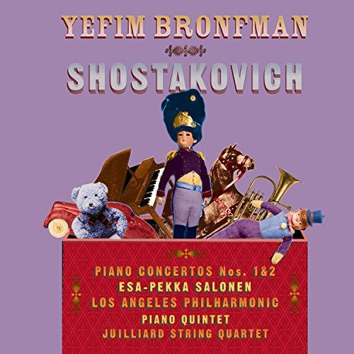 Cover for Shostakovich / Bronfman / Salonen / Lap · Piano Concertos 1 &amp; 2 / Piano Quintet (CD) (1999)