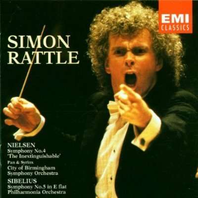 Rattle Conducts Sibelius & Nielsen - Sibelius / Nielsen / Rattle / Philharmonia Orch - Musik - EMI - 0077776473727 - 1 maj 2001