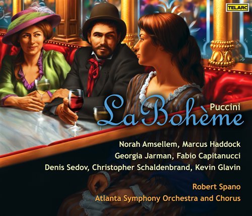 Puccini: La Boheme - Atlanta Symp Orch / Spano - Musikk - Telarc - 0089408069727 - 19. desember 2008