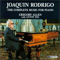 Complete Music for Piano - Rodrigo / Allen / Nel - Musique - BRIDGE - 0090404902727 - 11 septembre 1993