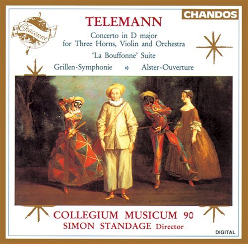 Cover for Telemann / Standage / Collegium Musicum 90 · Concerto in D / La Boufonne Suite (CD) (1994)