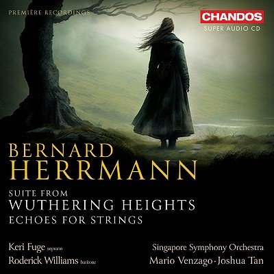 Cover for Fuge / Williams / Singapore So · Bernard Herrmann: Suite From Wuthering Heights / Echoes For Strings (CD) (2023)
