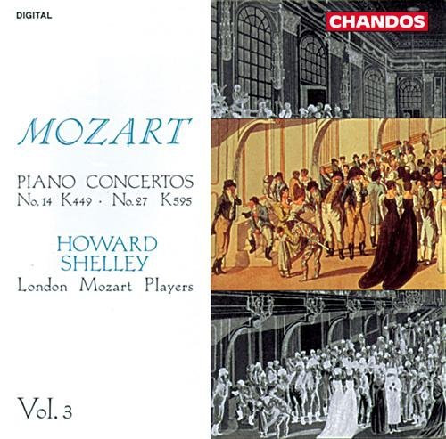 Cover for Mozart / Shelley / London Mozart Players · Piano Concertos 14 &amp; 27 (CD) (1994)