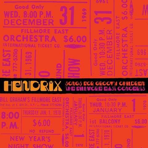 Cover for Jimi Hendrix · Songs for Groovy Children: The Fillmore East Concerts (CD) [Box Set edition] (2019)
