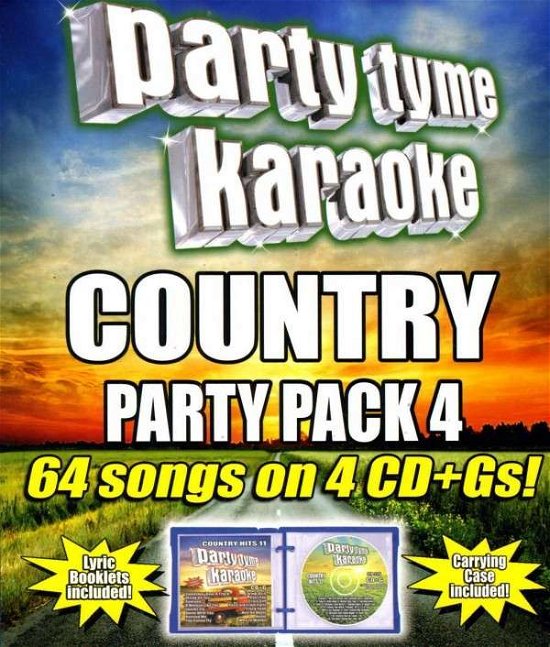 Cover for Party Tyme Karaoke: Country Party Pack 4 (CD) (2013)
