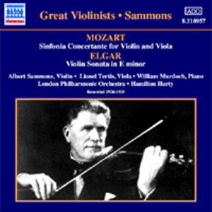 Great Violinists: Albert Sammons - Albert Sammons - Música - NAXOS - 0636943195727 - 17 de junio de 2003