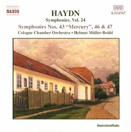 Symphonies 24 - Haydn / Muller-bruhl / Cologne Chamber Orchestra - Musik - NAXOS - 0636943476727 - 17 juli 2001