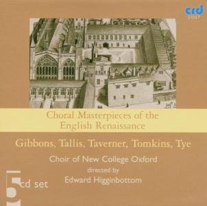 Cover for Edward Higginbottom / Various Artists · Choral Masterpieces Of The English Renaissance (CD) (2018)