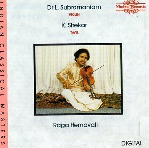 Raga Hemavati - L Subramaniam - Música - NIMBUS - 0710357522727 - 2 de diciembre de 1992